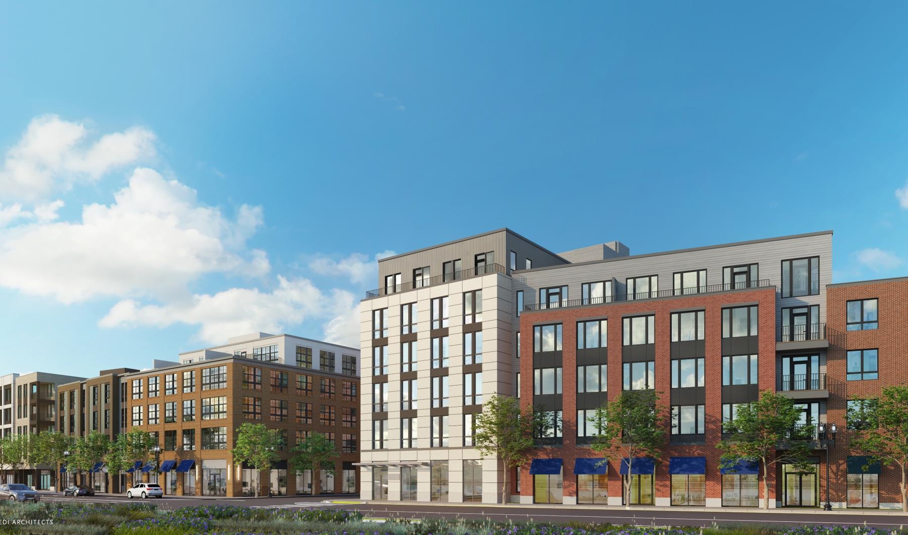 a large building with many windows